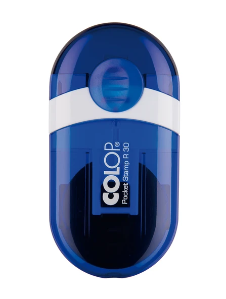 COLOP CEP R30 MAVİ KASA MAVİ KEÇE - 30MM ürün görseli 1