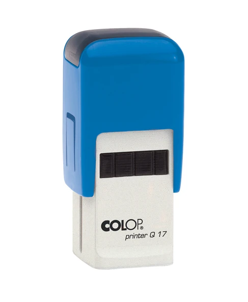 COLOP Q17 KARE MAVİ KASA MAVİ KEÇE - 17X17MM ürün görseli 1