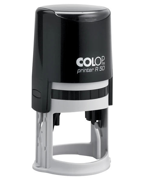 COLOP R50 YUVARLAK SİYAH KASA SİYAH KEÇE - 50MM ürün görseli 1