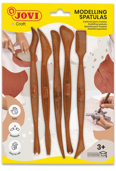 JOVI ART.5 ŞEKİLLENDİRME SPATULALARI - 5'Lİ BLİSTER ürün görseli 1