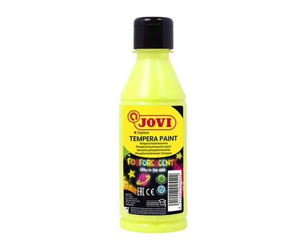 JOVI 519 GUAJ BOYA 250ML KARANLIKTA PARLAYAN FOSFORLU SARI ürün görseli 1