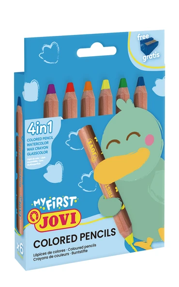 JOVI 731/6 MY FIRST 4in1 BABY KURU BOYA KALEMİ - 6RENK ürün görseli 1