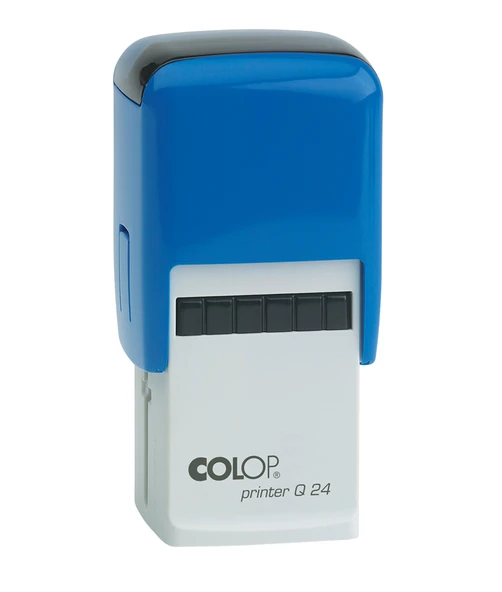 COLOP Q24 KARE MAVİ KASA MAVİ KEÇE - 24X24MM ürün görseli 1