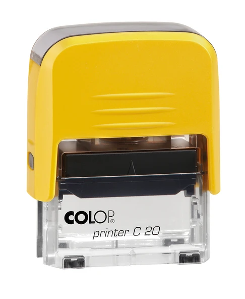 COLOP PRINTER C20 SARI KASA SİYAH KEÇE - 14X38MM ürün görseli 1
