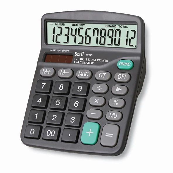 SARFF 837 HESAP MAKİNESİ ürün görseli 1