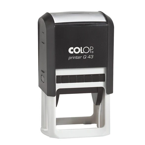 COLOP Q43 KARE SİYAH KASA SİYAH KEÇE - 43X43MM ürün görseli 1