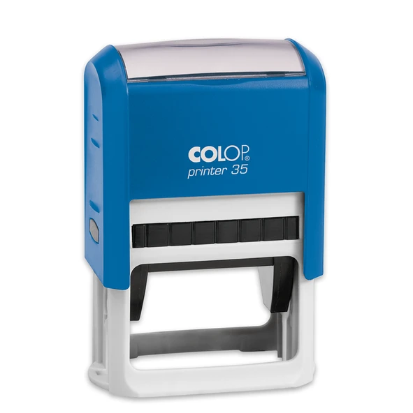 COLOP PRINTER 35 MAVİ KASA MAVİ KEÇE - 30X50MM ürün görseli 1
