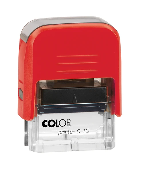 COLOP PRINTER C10 KIRMIZI KASA KIRMIZI KEÇE - 10X27MM ürün görseli 1