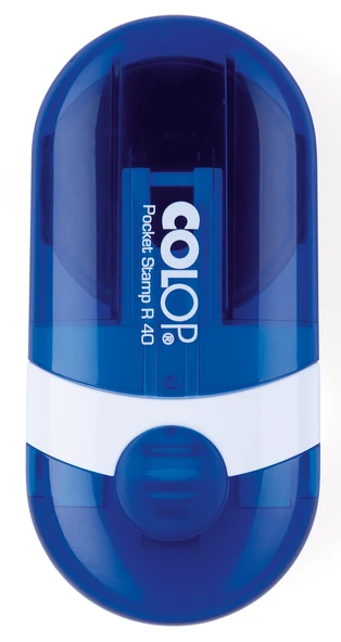 COLOP CEP R40 MAVİ KASA MAVİ KEÇE - 40MM ürün görseli 1