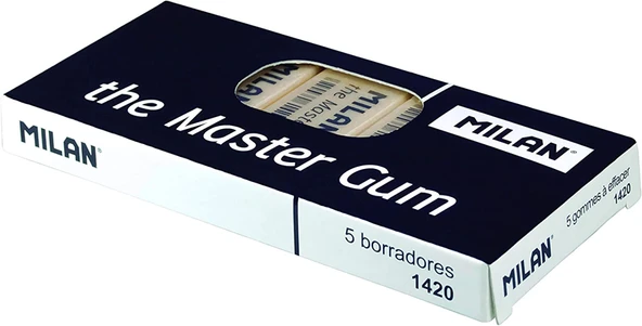 MILAN CMM1420-05 MASTER GUM SANATSAL SİLGİ - 5ADET ürün görseli 1