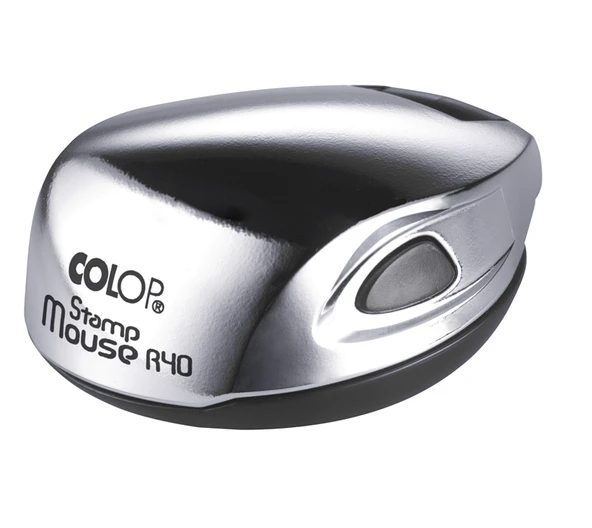 COLOP STAMP MOUSE R40 KROM KASA MAVİ KEÇE - 40MM ürün görseli 1