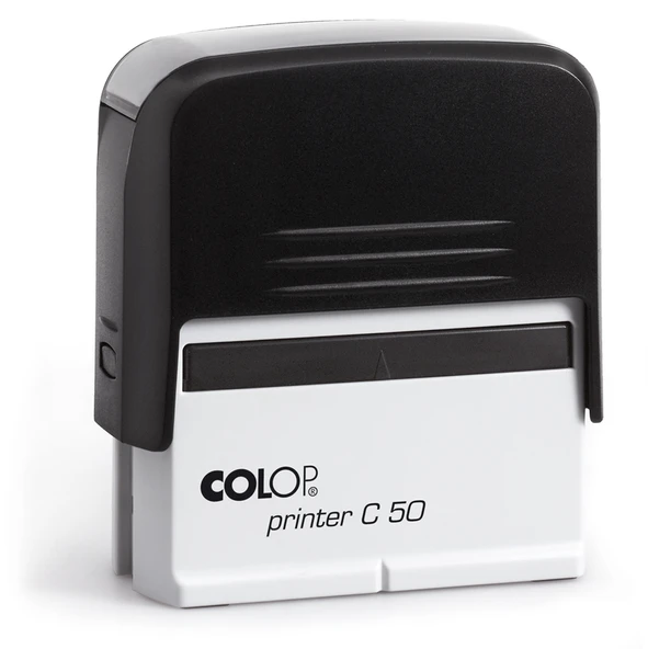 COLOP PRINTER C50 SİYAH KASA KURU KEÇE - 30X69MM - Resim 2