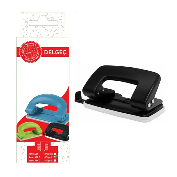 KANEX DELGEÇ 480G SİYAH BLİSTER - 14SAYFA ürün görseli 1