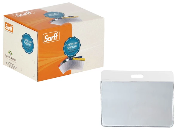 SARFF 7.5X9.5CM BEYAZ KART POŞETİ - 100ADET ürün görseli 1