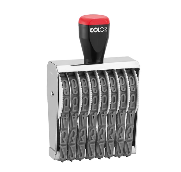COLOP 018008 BANDLI NUMARATÖR - 18MM/8 HANELİ ürün görseli 1