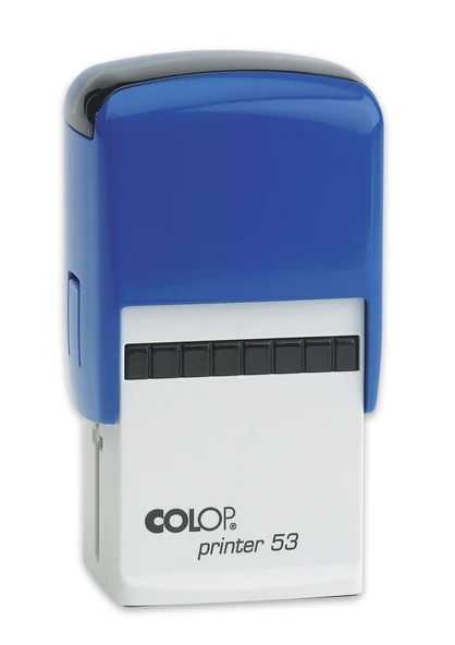 COLOP PRINTER 53 MAVİ KASA MAVİ KEÇE - 30X45MM ürün görseli 1