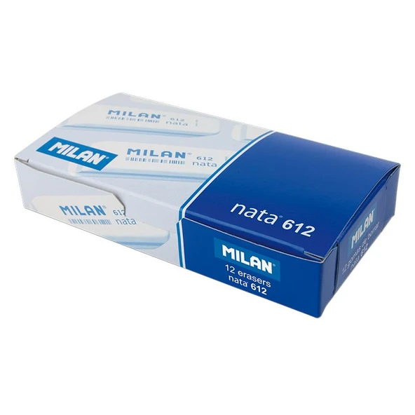MILAN CPM612 NATA® YUMUŞAK PLASTİK SİLGİ - 12ADET ürün görseli 1