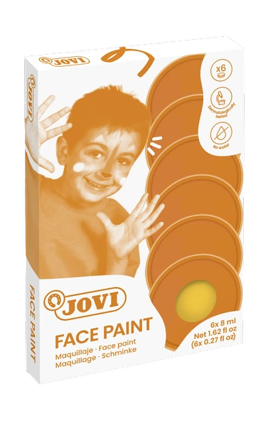 JOVI 171U KREM YÜZ BOYASI 8ML SARI - 6'LI KUTU ürün görseli 1