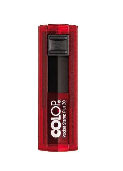 COLOP CEP20 KAŞE KIRMIZI KASA SİYAH KEÇE - 14X38MM ürün görseli 1