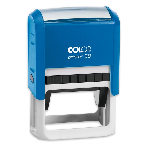 COLOP PRINTER 38 MAVİ KASA MAVİ KEÇE - 33X56MM ürün görseli 1
