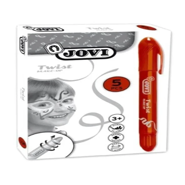 JOVI 191U YÜZ BOYASI STİK KALEM KAHVERENGİ - 5'Lİ KUTU ürün görseli 1