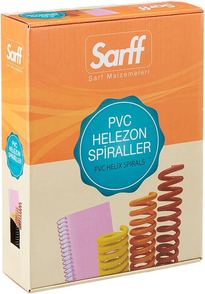 SARFF 12MM 4:1 ŞEFFAF HELEZON SPİRAL KUTU - 100ADET ürün görseli 1