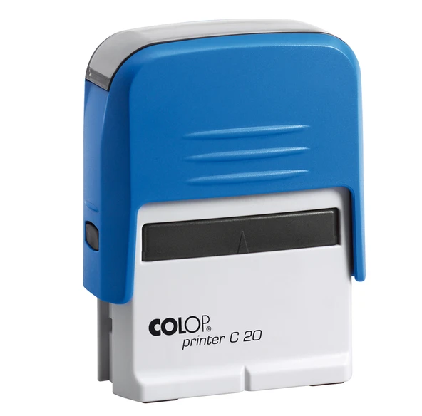 COLOP PRINTER C20 MAVİ KASA MAVİ KEÇE - 14X38MM - Resim 2