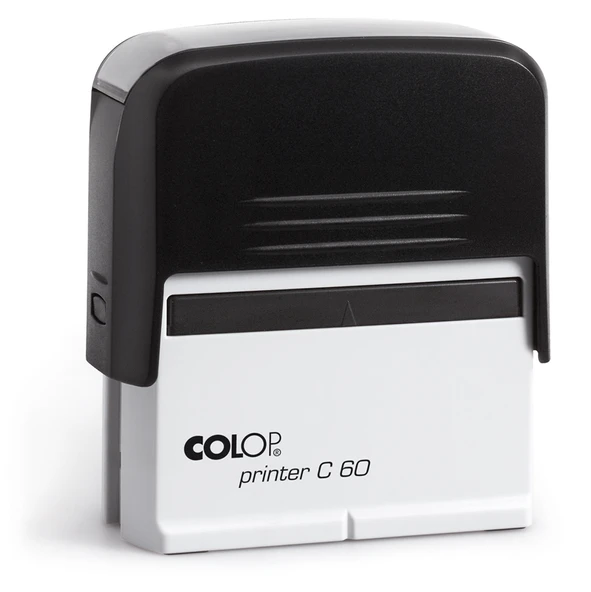 COLOP PRINTER C60 SİYAH KASA KURU KEÇE - 37X76MM - Resim 2