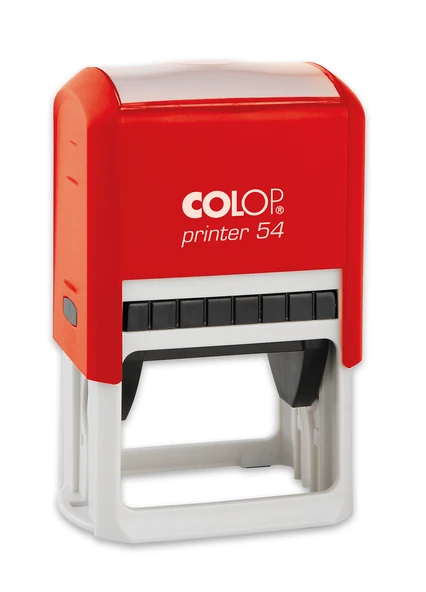 COLOP PRINTER 54 KIRMIZI KASA SİYAH KEÇE - 40X50MM ürün görseli 1