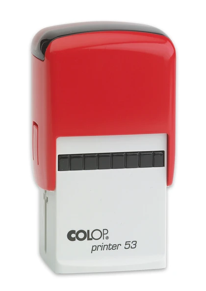 COLOP PRINTER 53 KIRMIZI KASA SİYAH KEÇE - 30X45MM ürün görseli 1