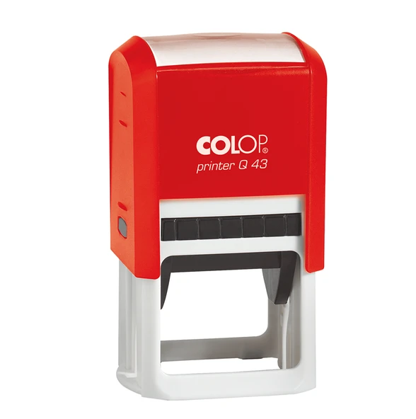 COLOP Q43 KARE KIRMIZI KASA KIRMIZI KEÇE - 43X43MM ürün görseli 1