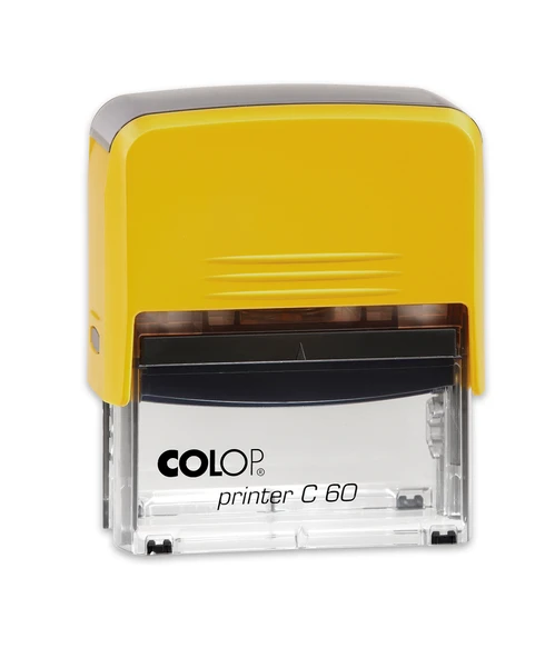 COLOP PRINTER C60 SARI KASA SİYAH KEÇE - 37X76MM ürün görseli 1
