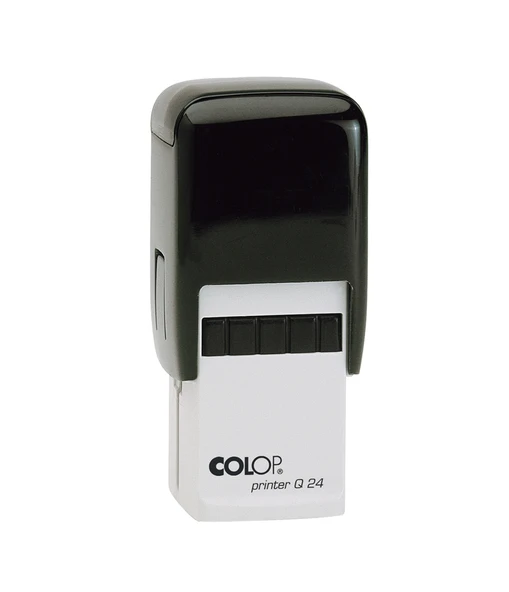 COLOP Q24 KARE SİYAH KASA SİYAH KEÇE - 24X24MM ürün görseli 1