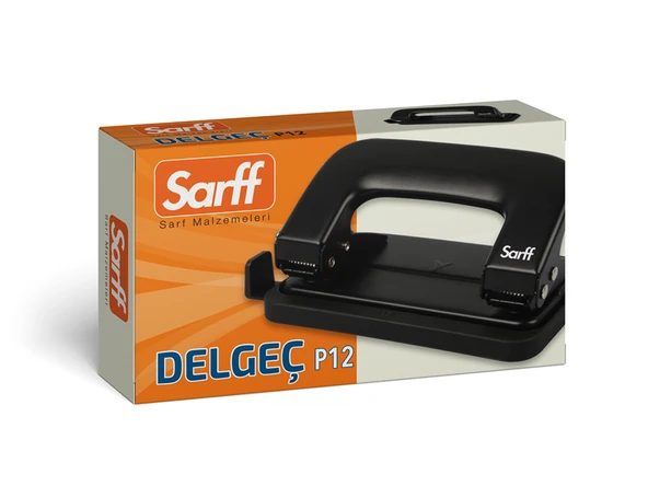 SARFF P12 SİYAH DELGEÇ - 10SYF - Resim 2