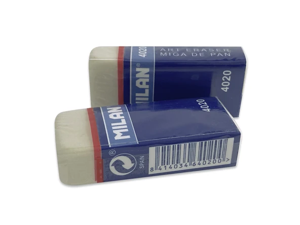 MILAN SOFT SYNTHETIC 4020 SİLGİ BLİSTER - 2Lİ - Resim 2