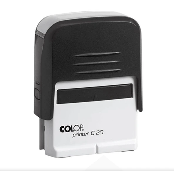 COLOP PRINTER C20 SİYAH KASA MAVİ KEÇE 14X38MM ürün görseli 1