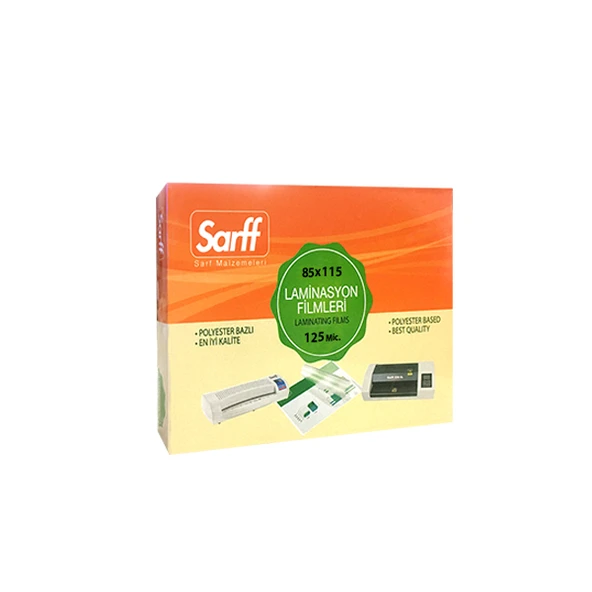 SARFF 125MIC LAMİNASYON FİLMLERİ - BNC(85X115MM) - 100ADET ürün görseli 1