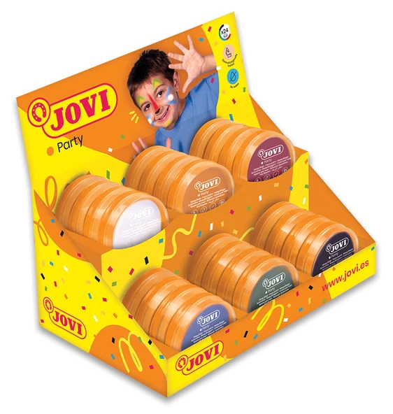 JOVI 171D KREM YÜZ BOYASI 8ML 4X6RENK - 24'LÜ STAND ürün görseli 1