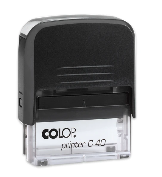 COLOP PRINTER C40 SİYAH KASA KURU KEÇE - 23X59MM ürün görseli 1