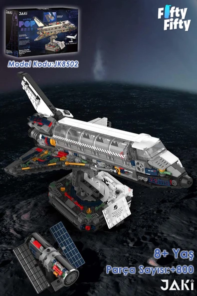 Jaki Space Serisi/uzay Aracı -JK8502 (+800 Parça) Oyuncak Yapım Seti ürün görseli 1