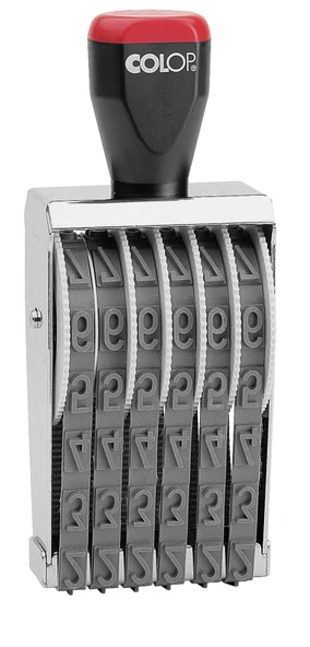 COLOP 012006 BANDLI NUMARATÖR - 12MM/6 HANELİ ürün görseli 1