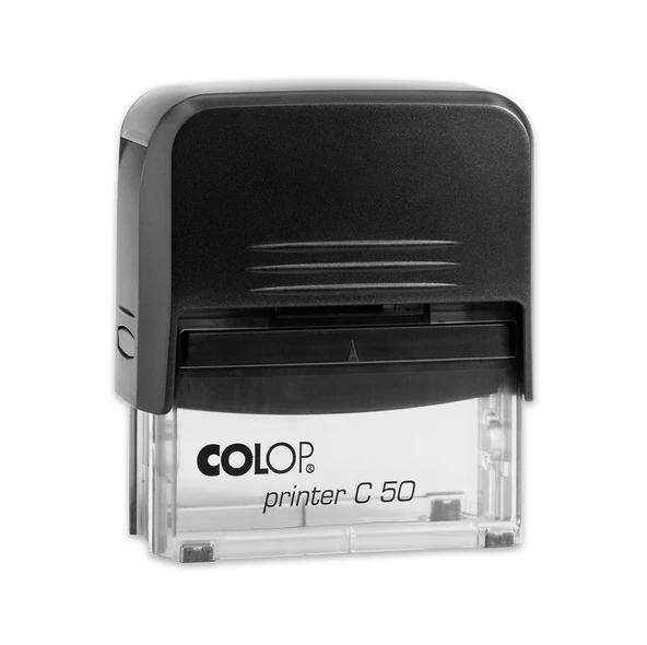 COLOP PRINTER C50 SİYAH KASA SİYAH KEÇE - 30X69MM ürün görseli 1