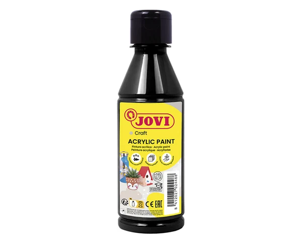 JOVI 680 JOVIDECOR AKRİLİK BOYA 250ML SİYAH ürün görseli 1