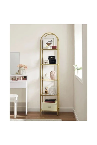 Mini Ütopya Metal Kitaplık Ve Dekoratif Raf 150x40x30 ürün görseli 1