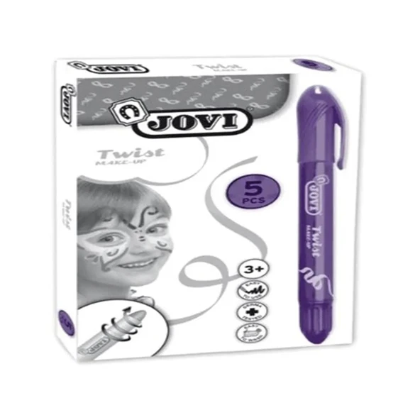 JOVI 191U YÜZ BOYASI STİK KALEM MOR - 5'Lİ KUTU ürün görseli 1