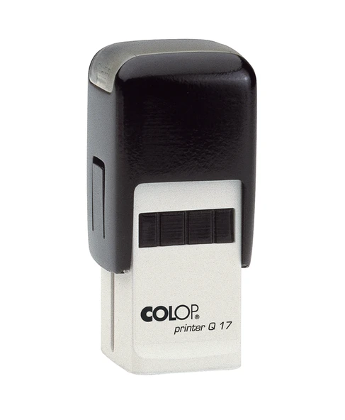 COLOP Q17 KARE SİYAH KASA SİYAH KEÇE - 17X17MM ürün görseli 1