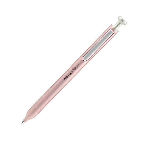 WRITECH W-0156 METAL UP MAVİ-PEMBE GÖVDE 0,7MM SİYAH JEL KALEM - 2'Lİ ürün görseli 1