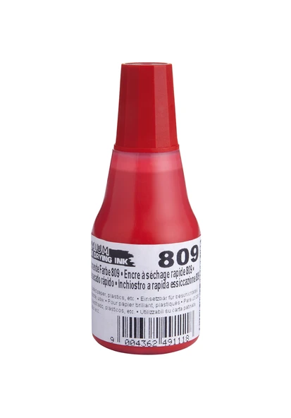 COLOP 809 25ML PREMIUM ÇABUK KURUYAN MÜREKKEP KIRMIZI ürün görseli 1