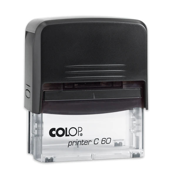 COLOP PRINTER C60 SİYAH KASA SİYAH KEÇE - 37X76MM ürün görseli 1
