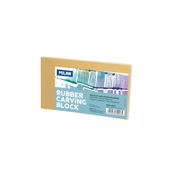 MILAN GNM155907 KAUÇUK GRAVÜR PLAKA 155X90X7MM MEDIUM ürün görseli 1